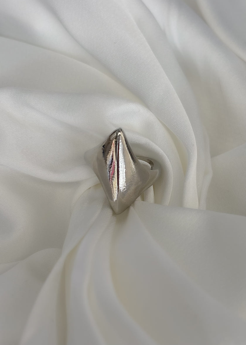 Anillo cuadro chunky