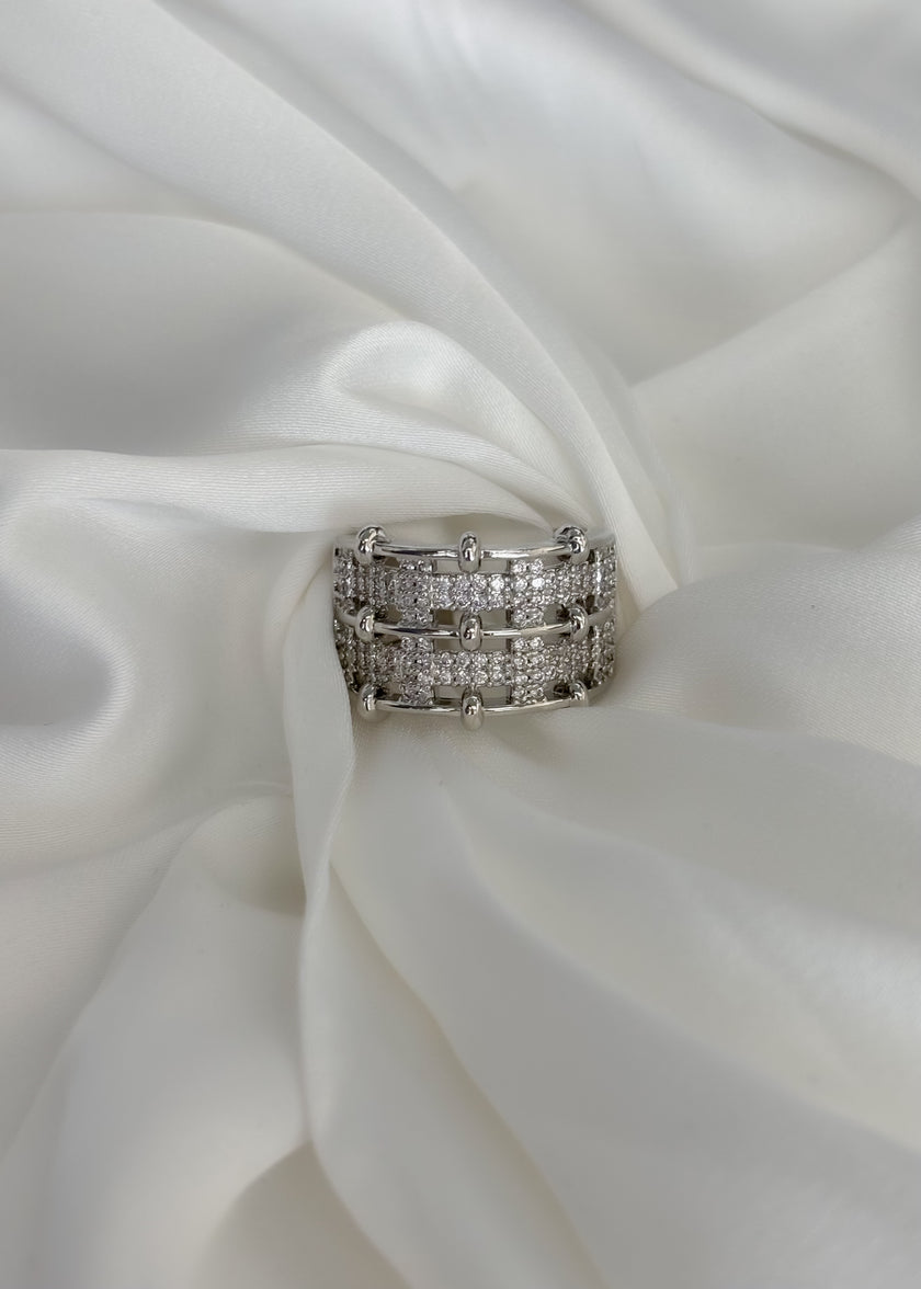 Anillo red con brillos