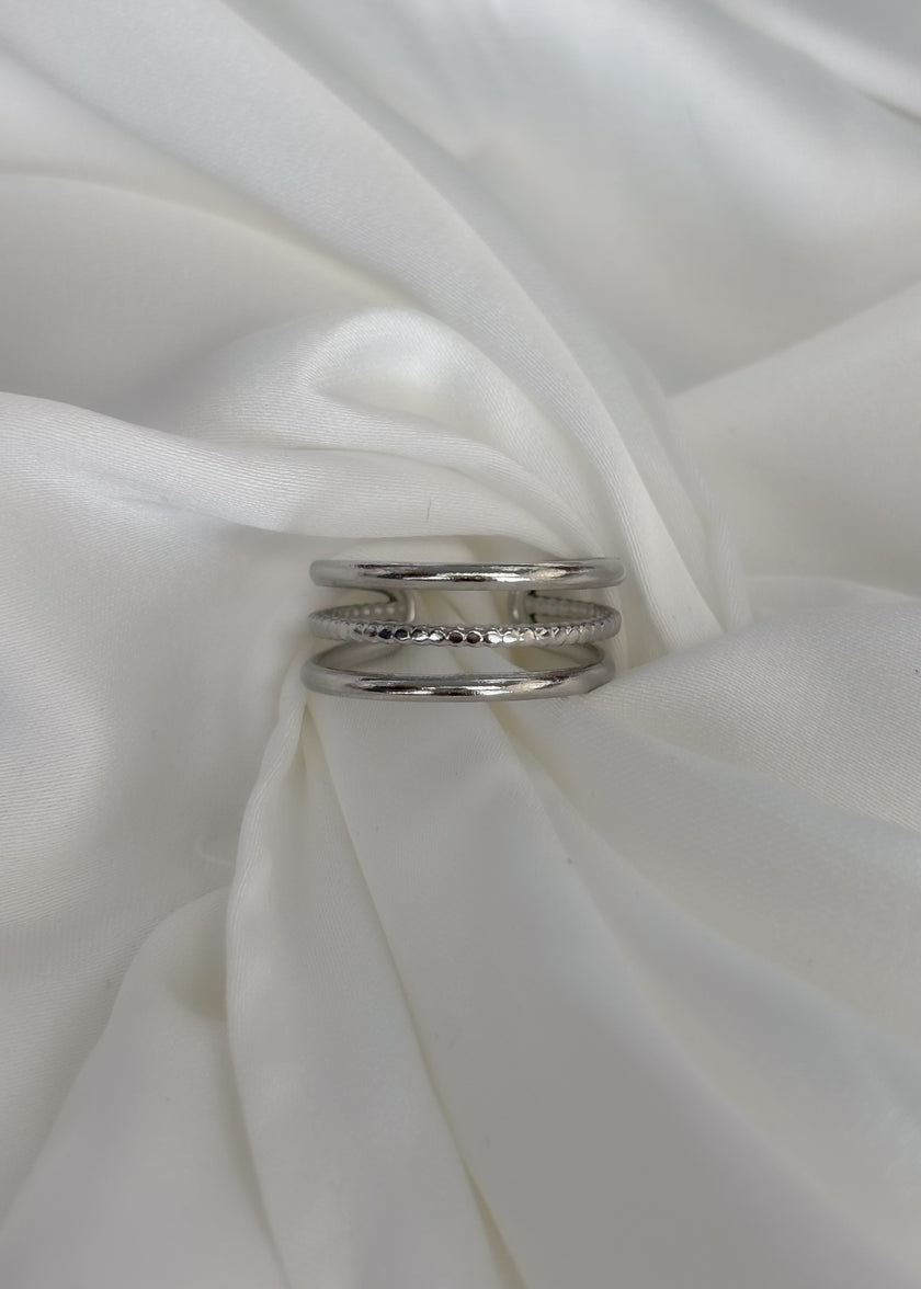 Anillo 3 lineas delgadas