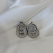 Aretes doble círculo brillos y liso