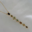 Collar piedras colores