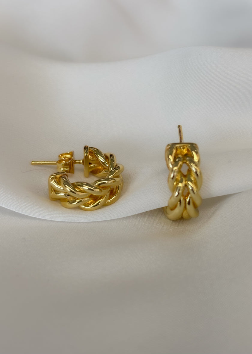 arracada mini trenzada