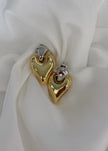 Arete corazón alargado