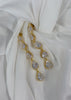 Aretes largos cristales gota