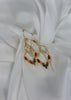Aretes largos rombo