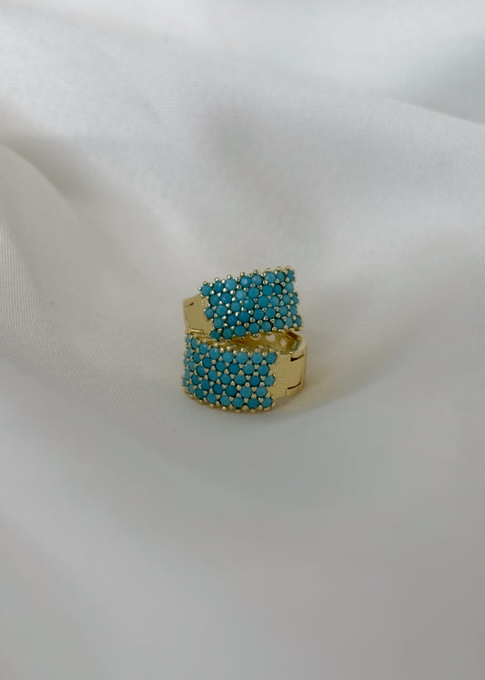 Huggie turquesa