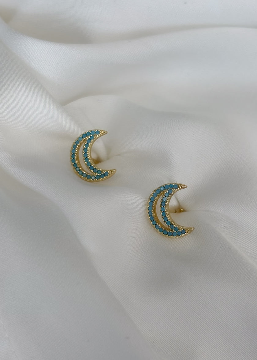 Broquel luna turquesa