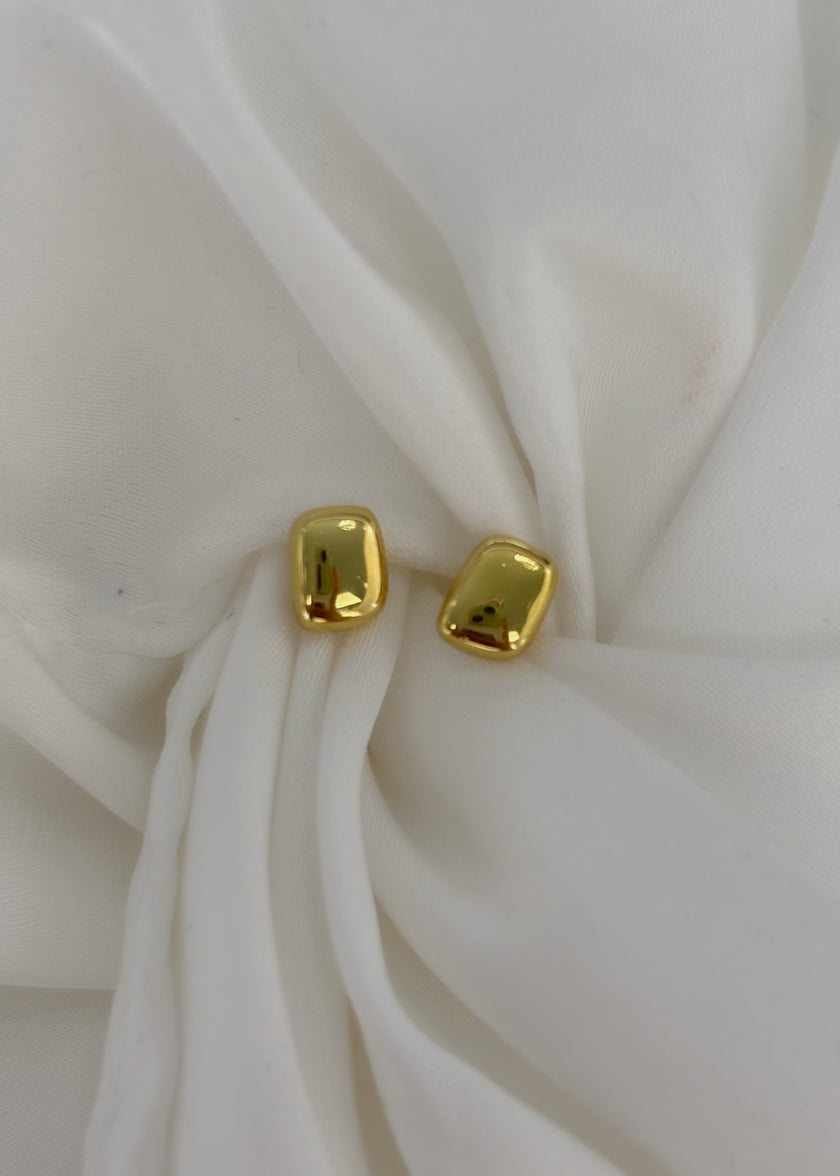 Aretes mini rectángulo