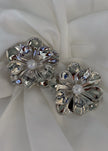Aretes grandes flor