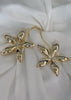 Aretes flor colgante