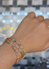 Pulsera mini zirconias colores