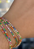Pulsera mini zirconias colores