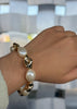 Pulsera perlas desiguales