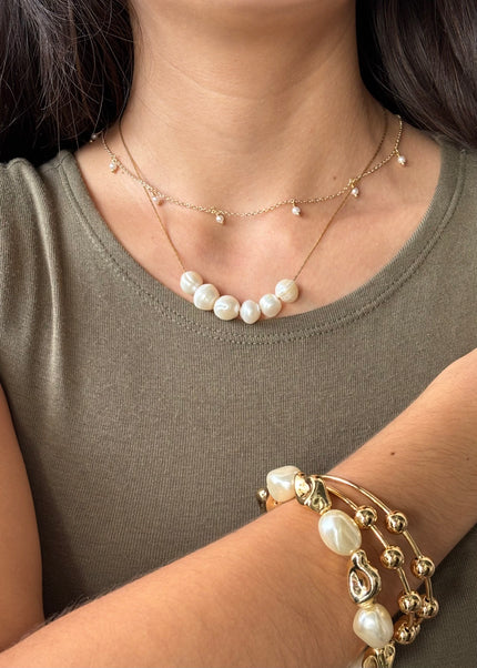 Collar con Perlas