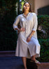 Vestido camisero de Lino con botones