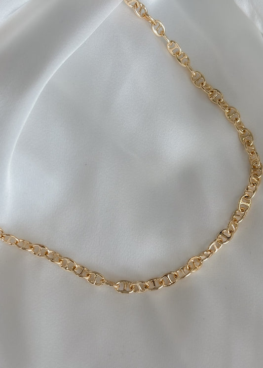 Cadena mini ovalos con huecos