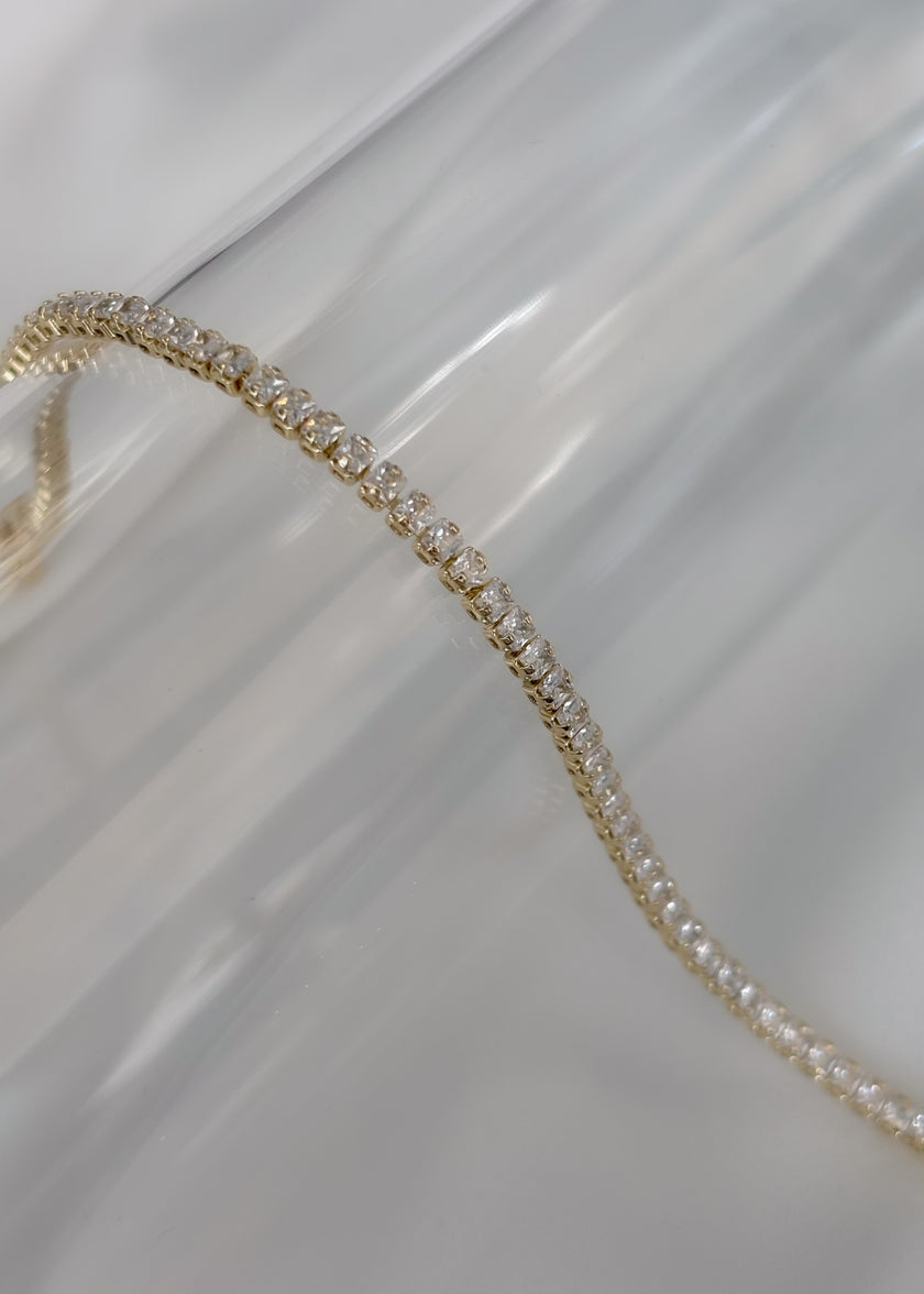 Pulsera con mini zirconias