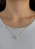 Collar corazón con brillo