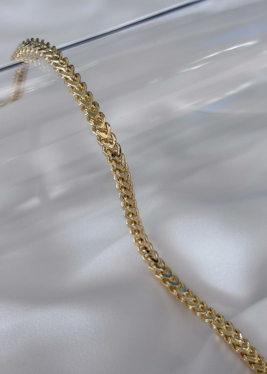 Pulsera víbora dorada