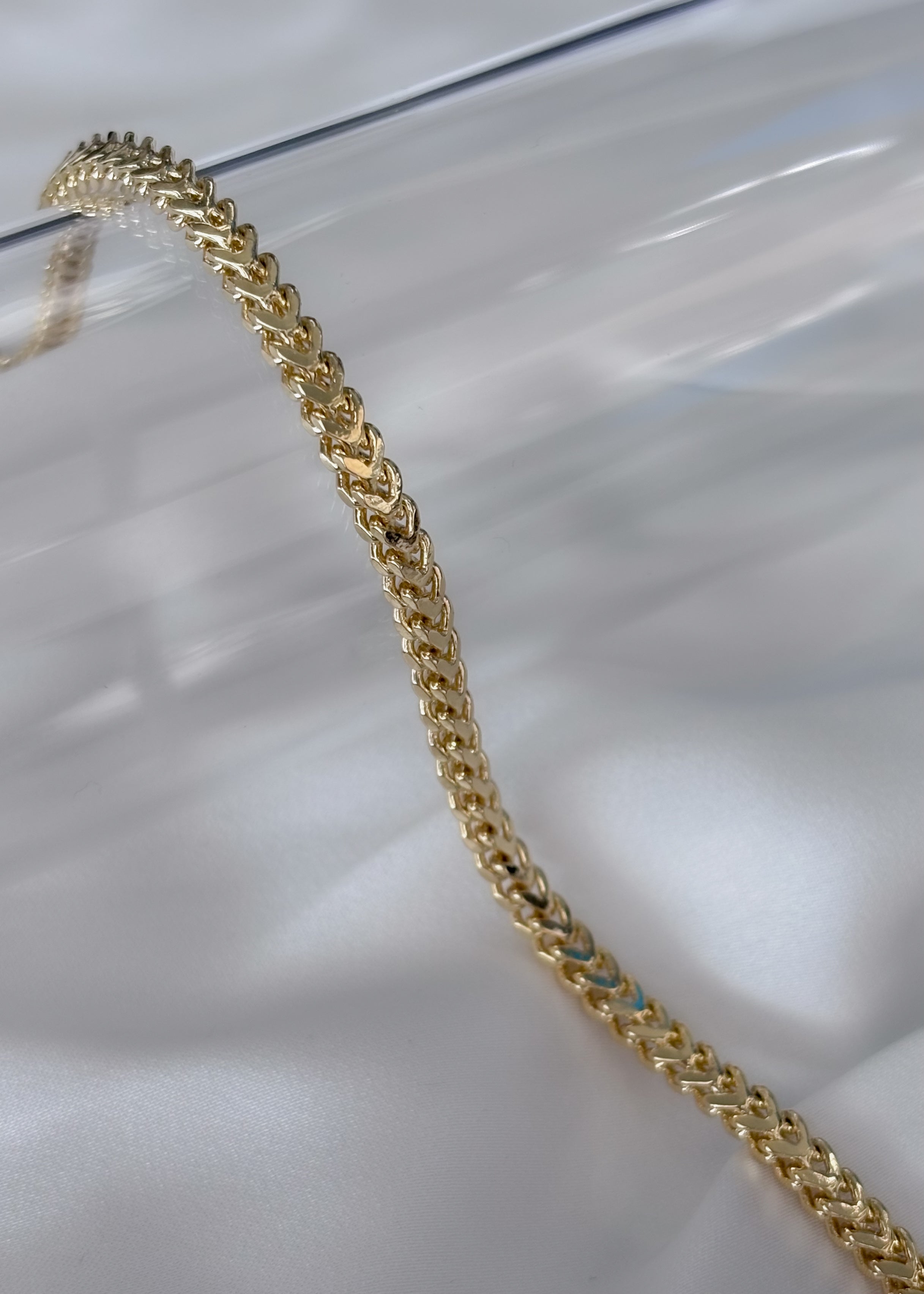 Pulsera víbora dorada