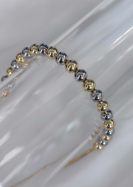 Pulsera balines 6mm combinada