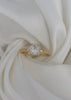 Anillo princesa brillo redondo