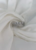 Anillo chunky plateado tres lineas brillos