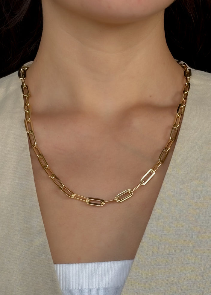 Cadena eslabones rectangulares