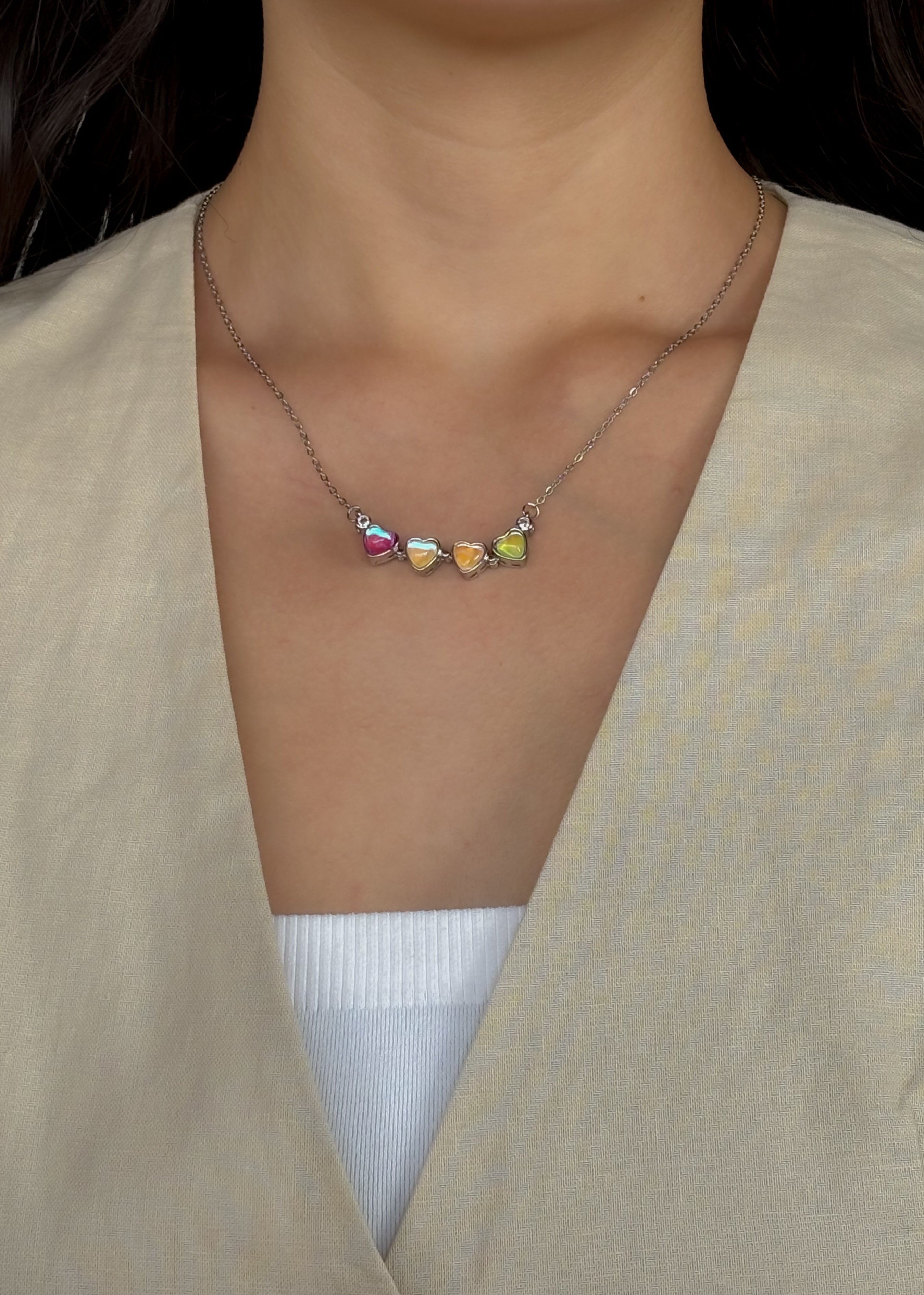 Collar trébol colores