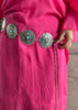 Cinturón cadena boho turquesa