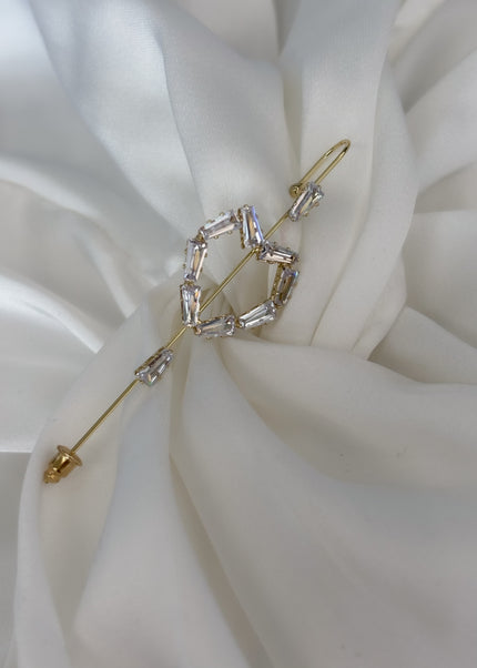 Pin Ear cuff corazon