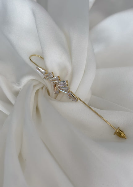 Pin Ear cuff brillos