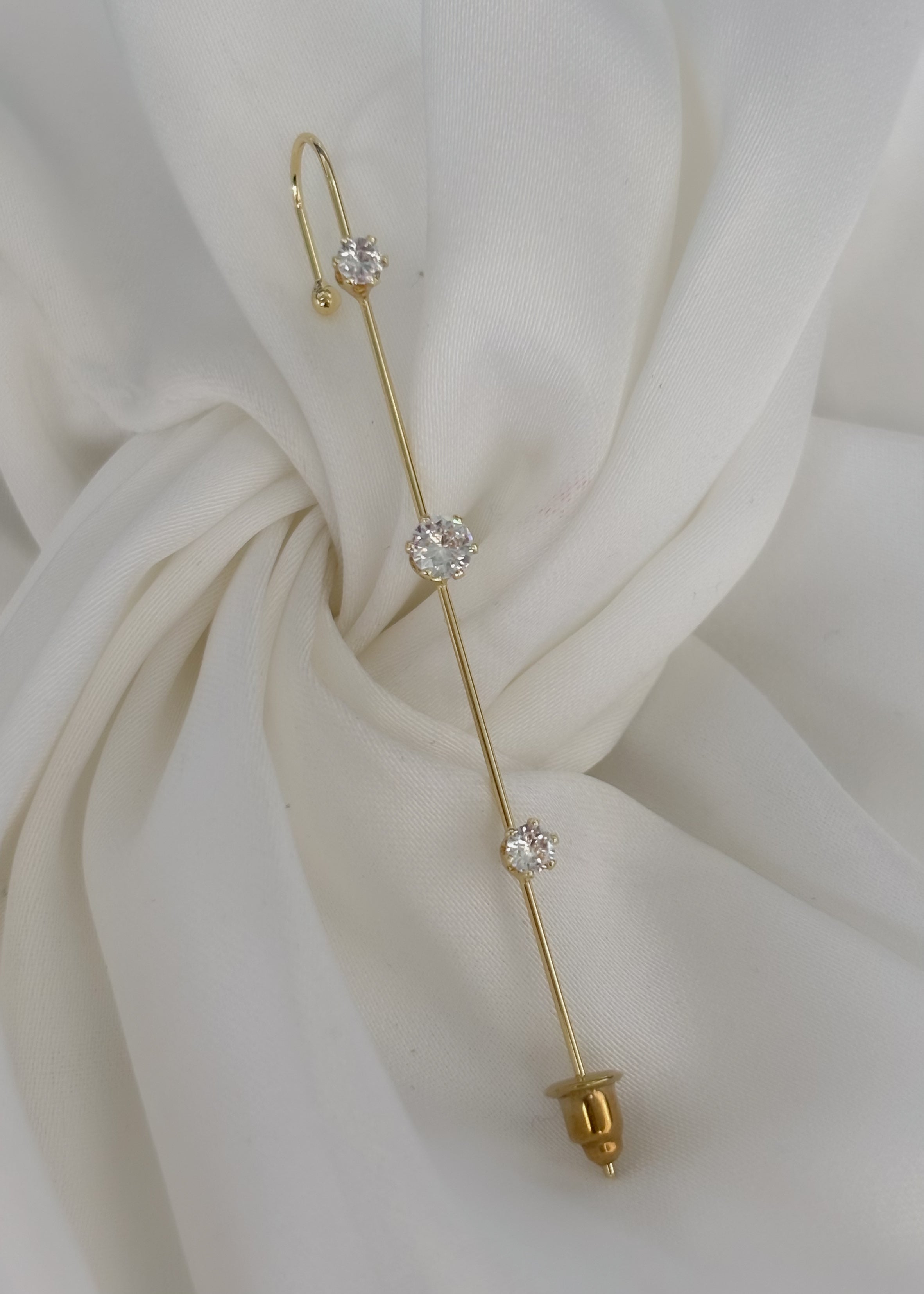 Pin Ear cuff 3 brillos
