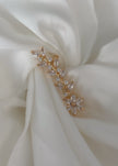 Pin Ear cuff curveado flor