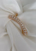 Pin Ear cuff curveado brillos grandes y mini