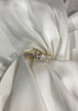 Anillo baguette mini zirconias