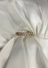 Anillo mini cuadros desiguales