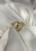 Anillo luna con dijes estrellas