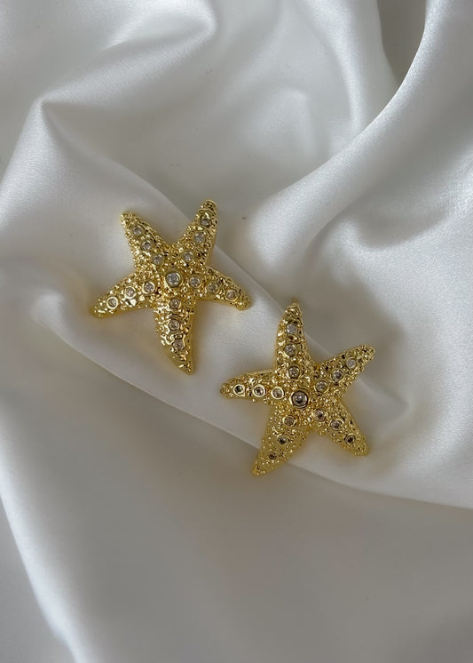 Aretes estrellas de mar
