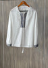 Blusa con tejido V