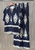 Conjunto blusa y pantalón grecas