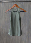 Blusa satinada con tirantes