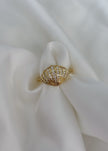Anillo conchita con brillos