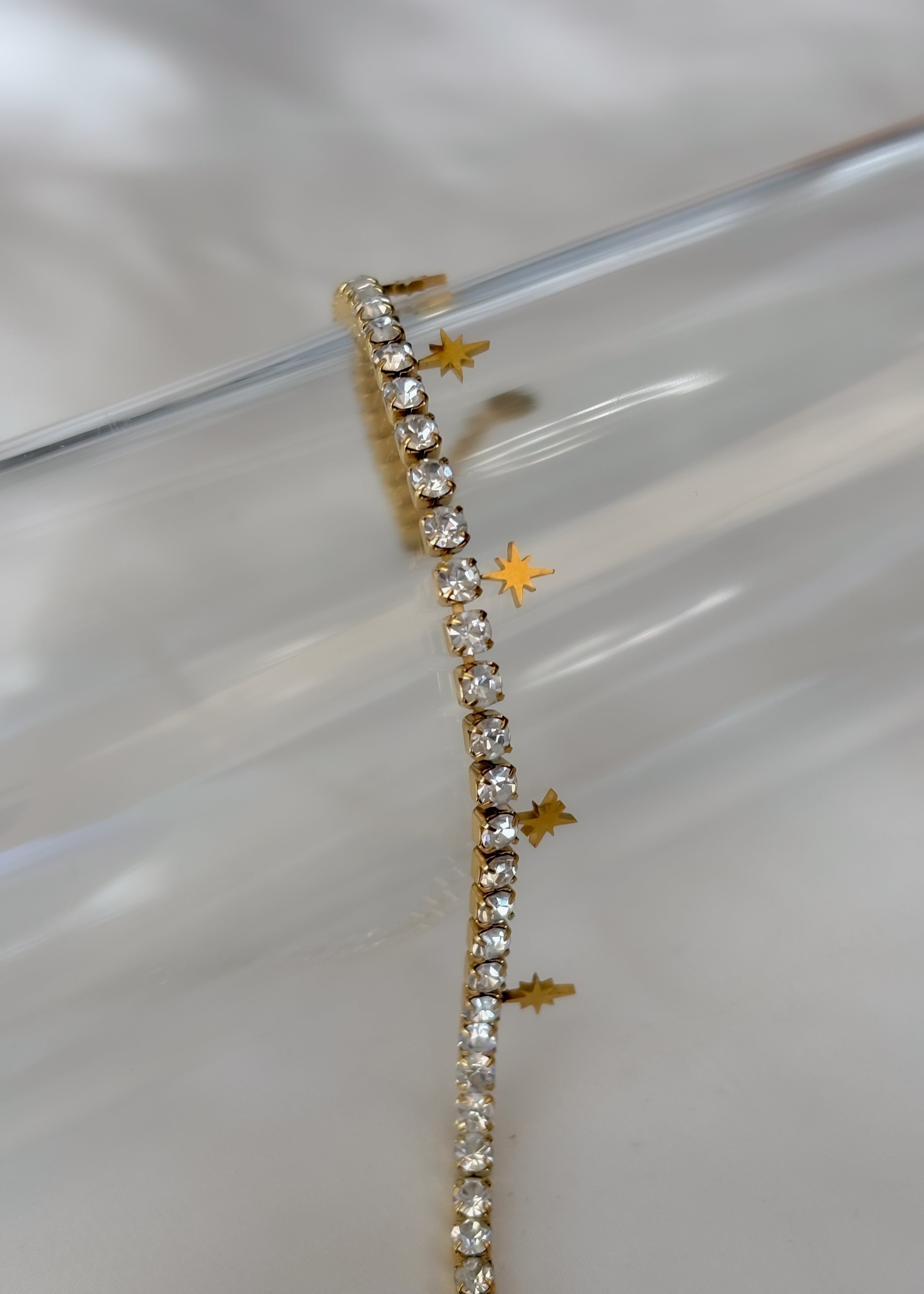 Pulsera brillos y destello