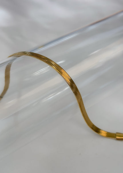 Pulsera víbora dorada
