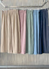 Pantalones anchos con cinturón