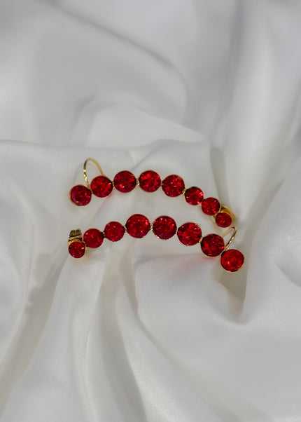 Aretes lambada brillos