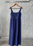 Vestido largo con tirante grueso