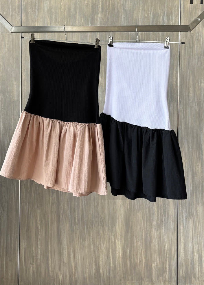 Vestido strapless