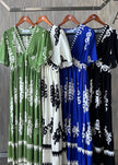 Vestido camisero cuello en V